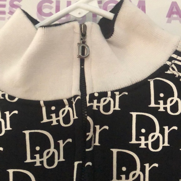 RARE 💎 Vintage Dior Monogram Zipup Sweater Jacket